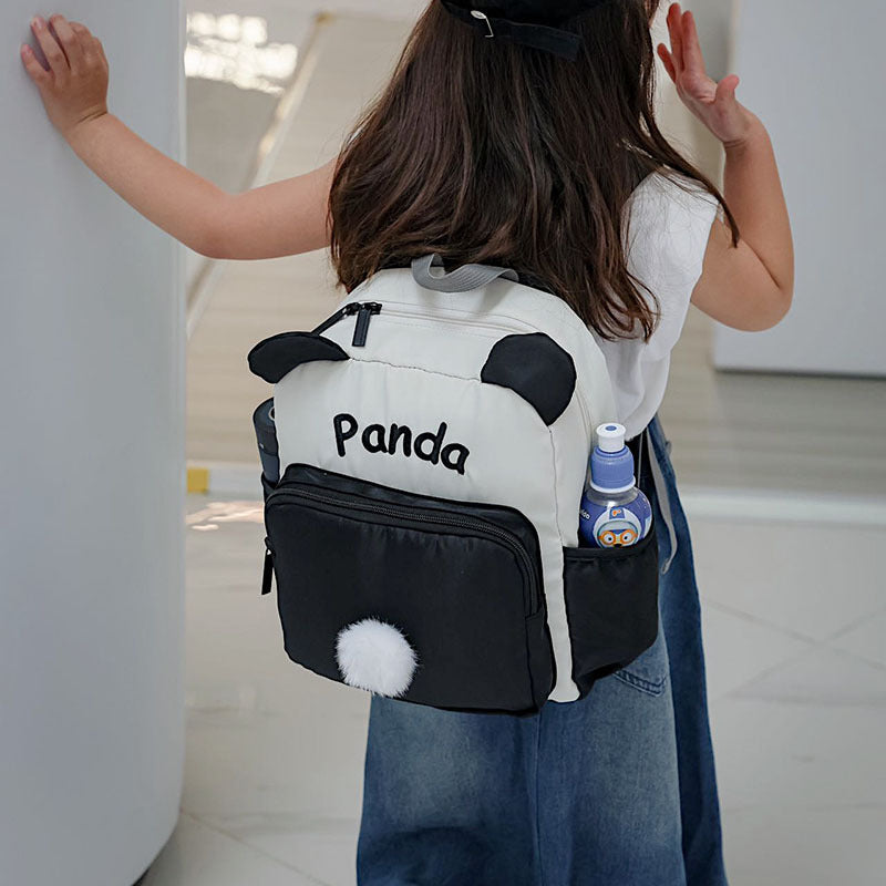 B1015可愛小熊貓幼兒園書包休閒外出兒童雙肩背包2310
