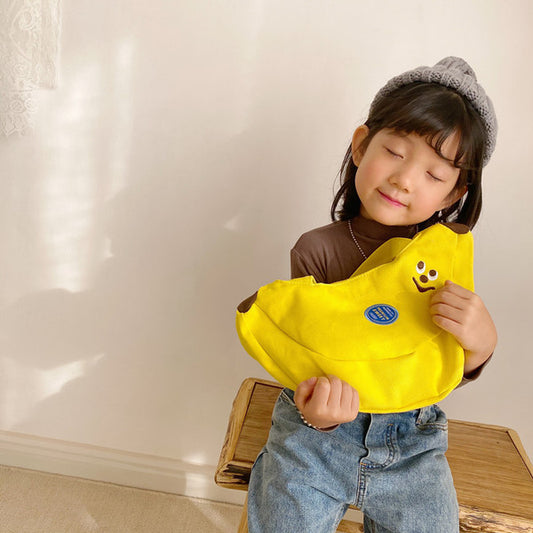 AL659916678097韓國ins兒童趣味手提香蕉包